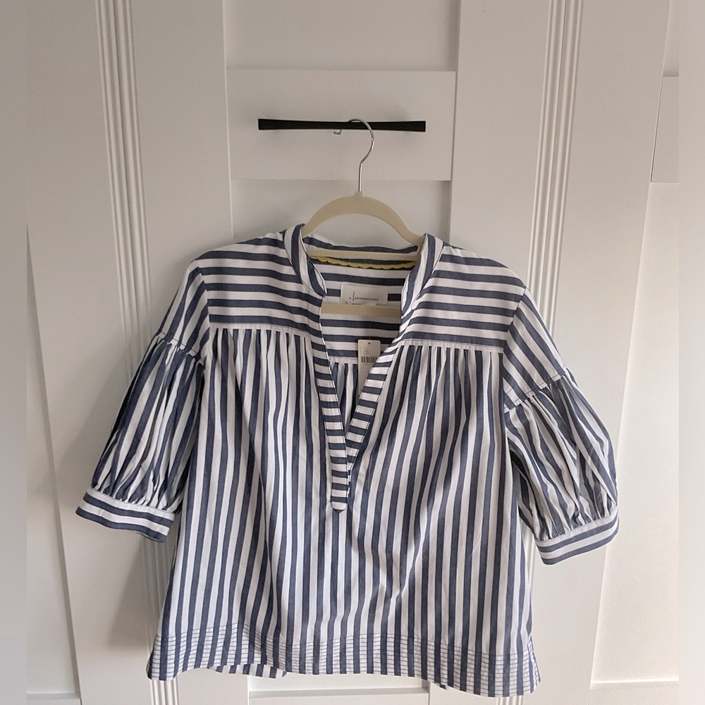 Anthropologie Darcey Popover Swing Top